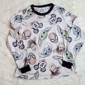 NWOT Disney X Marvel Long Sleeve Shirt Soft Size Medium Size S Pajama Top